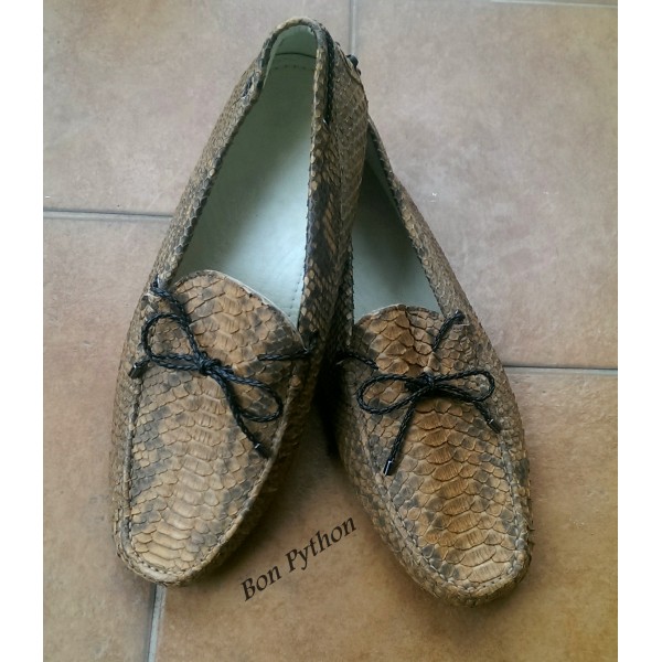 Мужские мокасины из кожи питона Marion brown