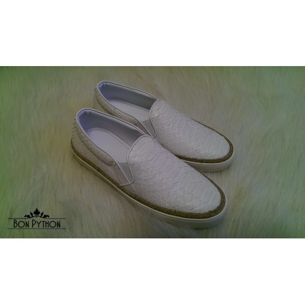 Эспадрильи женские Vettie из кожи питона 