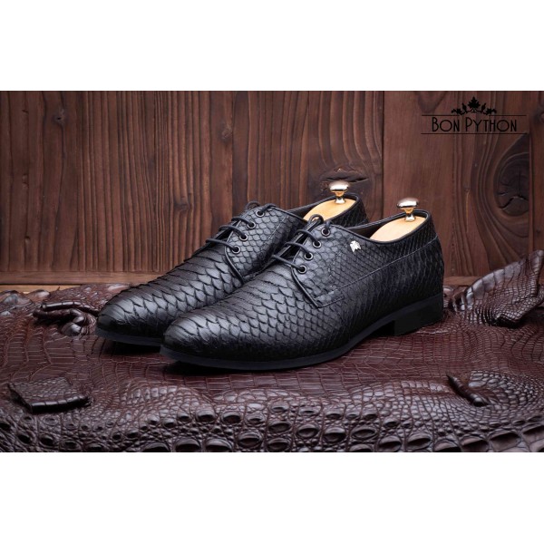 Туфли из кожи питона Sydney (black)
