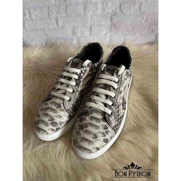 Кеды из кожи питона Kyoto (natural)