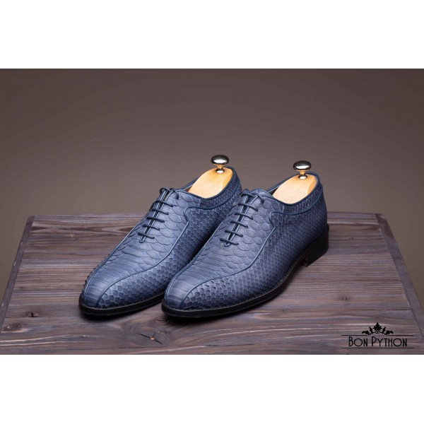 Туфли из кожи питона Vancouver (blue)