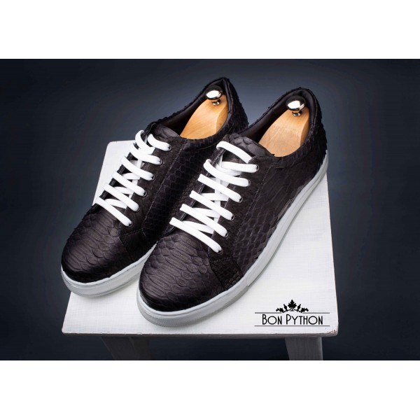 Кеды мужские из кожи питона Laredo (black)