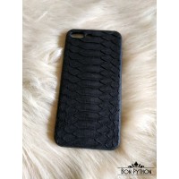 Чехол для iPhone 8+ кожи питона (black)