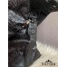 Дорожная (спортивная) сумка из кожи питона Leonardo (black glossy)