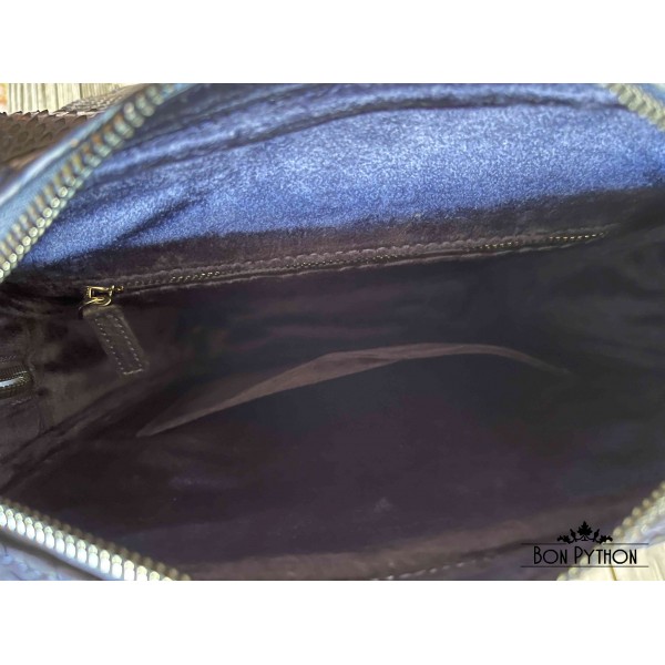 Шлепанцы мужские из кожи питона Rio