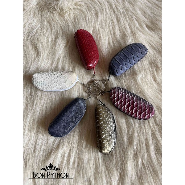 Ключница/чехол для Usb-флеш-накопителя из кожи питона (в ассортименте)