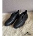 Ботинки из кожи питона Dayton (black) на меху