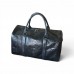 Дорожня каркасна сумка зі шкіри пітона Gust (black)