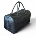 Дорожня каркасна сумка зі шкіри пітона Gust (black)