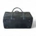 Дорожня каркасна сумка зі шкіри пітона Gust (black)