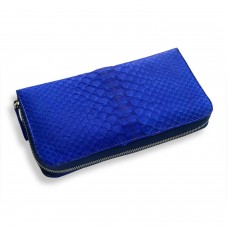 Гаманець зі шкіри пітона Lori (blue)
