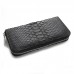 Гаманець зі шкіри пітона Lori (black matte) з металевою фурнітурою