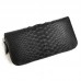 Гаманець зі шкіри пітона Lori (black matte)