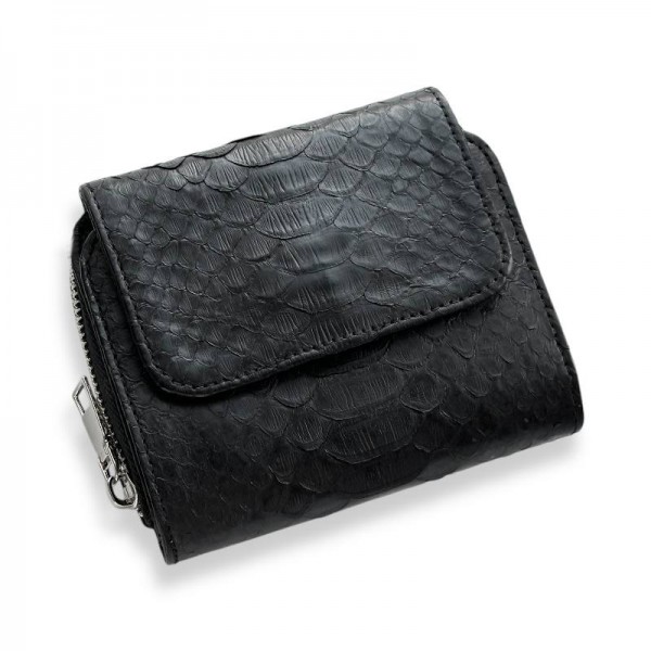 Гаманець зі шкіри пітона Austin (black)