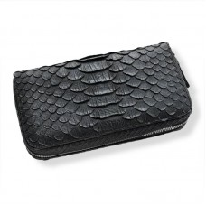 Клатч зі шкіри пітона Denver (Dragon black)