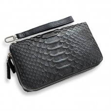 Клатч зі шкіри пітона на два відділення Raff Dragon