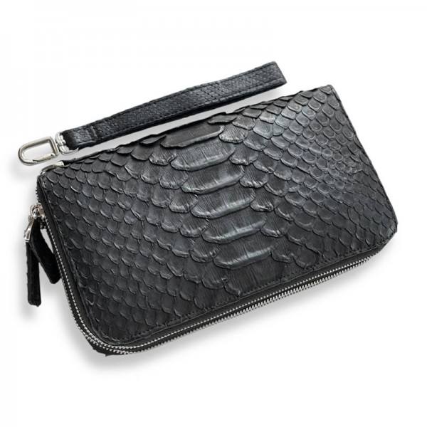 Клатч зі шкіри пітона на два відділення Raff Dragon