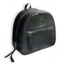 Рюкзак зі шкіри пітона Aiden (black)