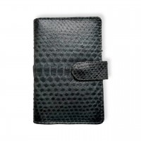 Кардхолдер из кожи питона (grey) 