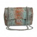 Сумка из кожи питона Scarlett (turquoise with bronze 3D)
