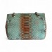 Сумка из кожи питона Martina (turquoise-bronze 3D)