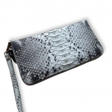 Гаманець зі шкіри пітона Lori (natural) з ремінцем