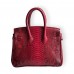 Сумка зі шкіри пітона (red motif)
