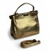 ​Сумка зі шкіри пітона 24х20х11 см (Gold)