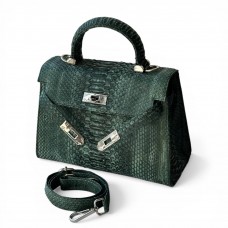 ​Сумка из кожи питона 24,5 см (green nubuk)