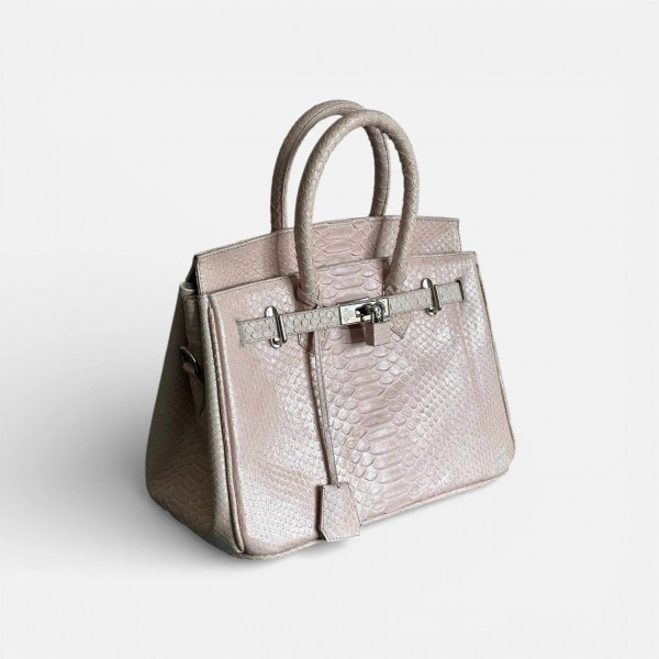 Сумка зі шкіри пітона (beige)