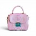 Сумка зі шкіри пітону Celeste (pink with mother-of-pearl) Сумка зі шкіри пітону Celeste (pink with mother-of-pearl)