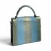 Сумка зі шкіри пітона Serena 25 см (blue with gold) Сумка зі шкіри пітона Serena 25 см (blue with gold)